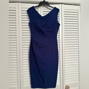 NWT Asymmetrical Neckline Sheath Dress
